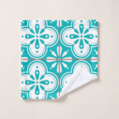 Fliesenmuster für Keramiken Badhandtuch Set (Waschlappen)