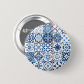 Fliesenmuster für Keramiken Button (Vorne & Hinten)