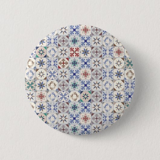 Fliesenmuster für Keramiken Button (Vorderseite)
