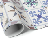 Fliesenmuster für Keramiken Geschenkpapier (Rolleneckpunkt)