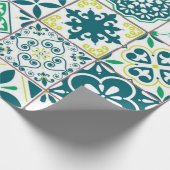 Fliesenmuster für Keramiken Geschenkpapier (Ecke)