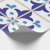 Fliesenmuster für Keramiken Geschenkpapier (Ecke)