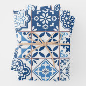 Fliesenmuster für Keramiken Geschenkpapier Set (Beispiel)