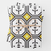 Fliesenmuster für Keramiken Geschenkpapier Set (Beispiel)