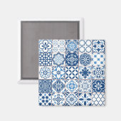 Fliesenmuster für Keramiken Magnet (Vorderseite/Rückseite)