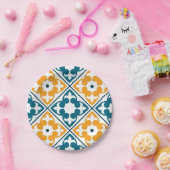 Fliesenmuster für Keramiken Pappteller (Party)