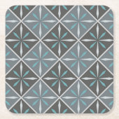 Fliesenmuster für Keramiken Rechteckiger Pappuntersetzer (Vorderseite)