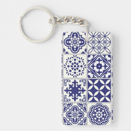 Fliesenmuster für Keramiken Schlüsselanhänger (Vorderseite)