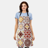 Fliesenmuster für Keramiken Schürze (Getragen)