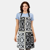 Fliesenmuster für Keramiken Schürze (Getragen)