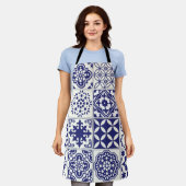 Fliesenmuster für Keramiken Schürze (Getragen)