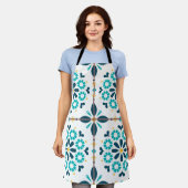 Fliesenmuster für Keramiken Schürze (Getragen)