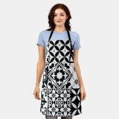 Fliesenmuster für Keramiken Schürze (Getragen)