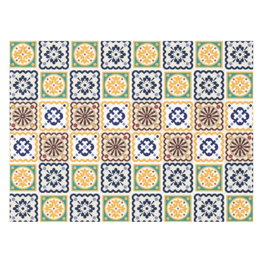 Fliesenmuster Tischdecke (Vorderseite (Horizontal))