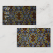 Fliesenmuster Visitenkarte (Vorne/Hinten)