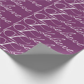Fliesenweißer Text, glaube ich, Wrapping Paper Geschenkpapier (Ecke)