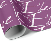 Fliesenweißer Text, glaube ich, Wrapping Paper Geschenkpapier (Rolleneckpunkt)