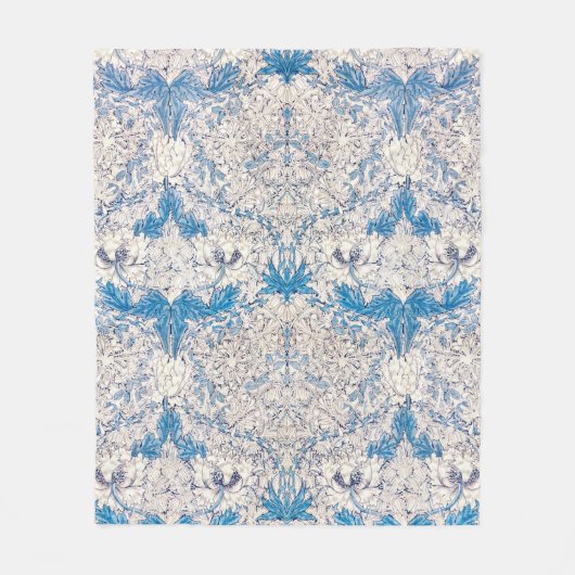 FLIESPLAID : WILLIAM MORRIS : HONEYSUCKLE FLEECEDECKE (Vorderseite)