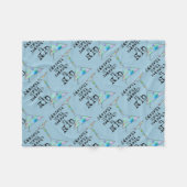 FLIESSCHDECKEN - GIN IST BILLIGER ALS THERAPIE FLEECEDECKE (Vorderseite (Horizontal))