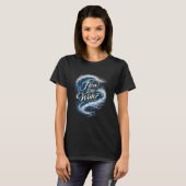 Fließe wie Wasser T-Shirt (Vorne ganz)