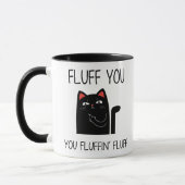 FLIESSEN SIE DIE FLUFF Cat Tasse (Links)