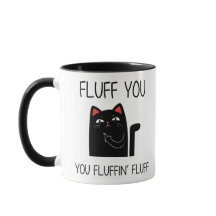 FLIESSEN SIE DIE FLUFF Cat Tasse
