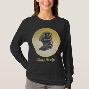 Fließen Sie Frei - Zen Ozean Geist Kunst T-Shirt