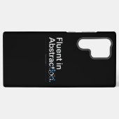 Fließend in Abstraktion Dark Mode Coding Design Samsung Galaxy Hülle (Rückseite (Horizontal))