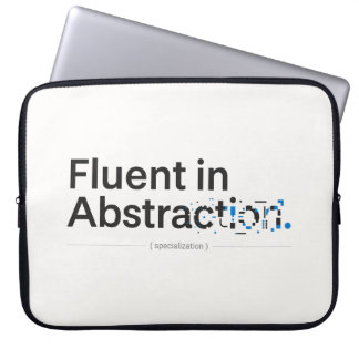 Fließend in Abstraktion Minimalistisches Tech-Desi Laptopschutzhülle