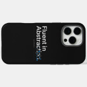 Fließend in Abstraktion Tech Dark Mode Design Case-Mate iPhone Hülle (Rückseite (Horizontal))