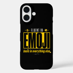 Fließend in Emoji iPhone 16 Hüllen Lustige Emoji