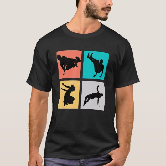 Fließend in Parkour T-Shirt (Vorderseite)
