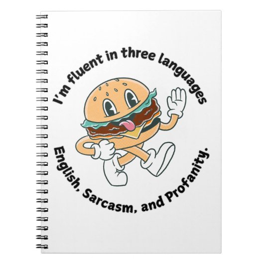 fließend in Sprachen Notizblock (Vorderseite)