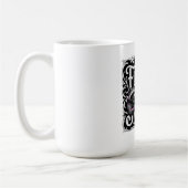 Fließend in Stille Langarmshirt Kaffeetasse (Links)