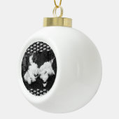 fließend keramik Kugel-Ornament (Rechts)