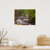 Fließende Bäche entlang des Appalachian Trail Poster (Küche)