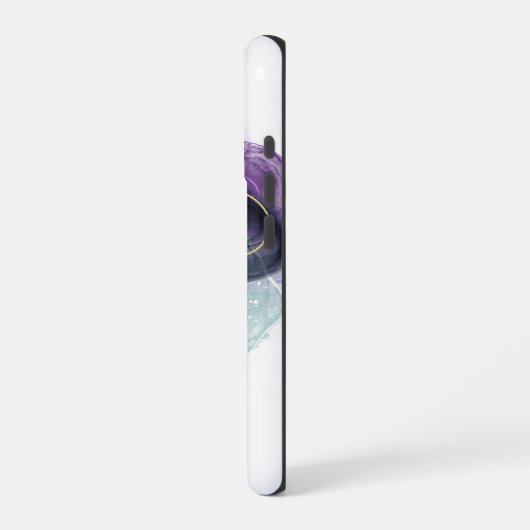 Fließende Blume iPhone Hülle (Linke Seite)