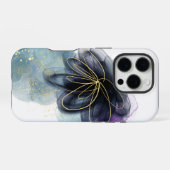 Fließende Blume iPhone Hülle (Rückseite (Horizontal))