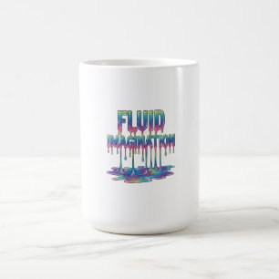 Fließende Formen der flüssigen Fantasie Kaffeetasse