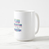 Fließende Formen der flüssigen Fantasie Kaffeetasse (VorderseiteRechts)