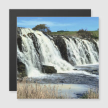 Fließende Gewässer von Hopkins Falls Magnetkarte