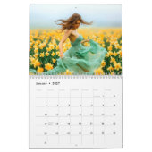 Fließende Kleider in Blüte – 2026 Kalender (Jan 2027)