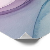 Fließende Pastelltöne Poster (Ecke)