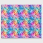 Fließender Regenbogen-Abstrakt Geschenkpapier (Flach)