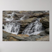 Fließendes Wasser Poster (Vorne)