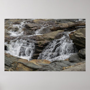 Fließendes Wasser Poster