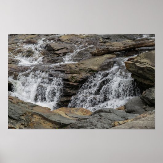 Fließendes Wasser Poster (Vorne)