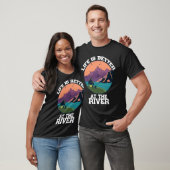 Fließendes Zitat-Camping T-Shirt (Unisex)