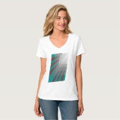 Fließgeschwindigkeiten T-Shirt (Vorderseite Vollansicht)