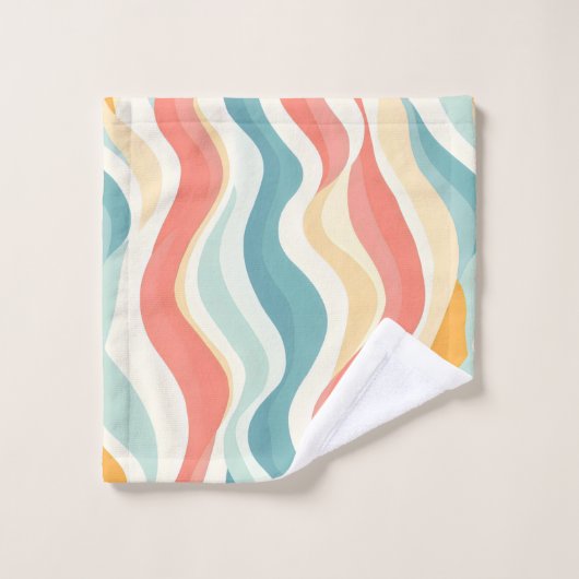 Fließpastete Badhandtuch Set (Waschlappen)